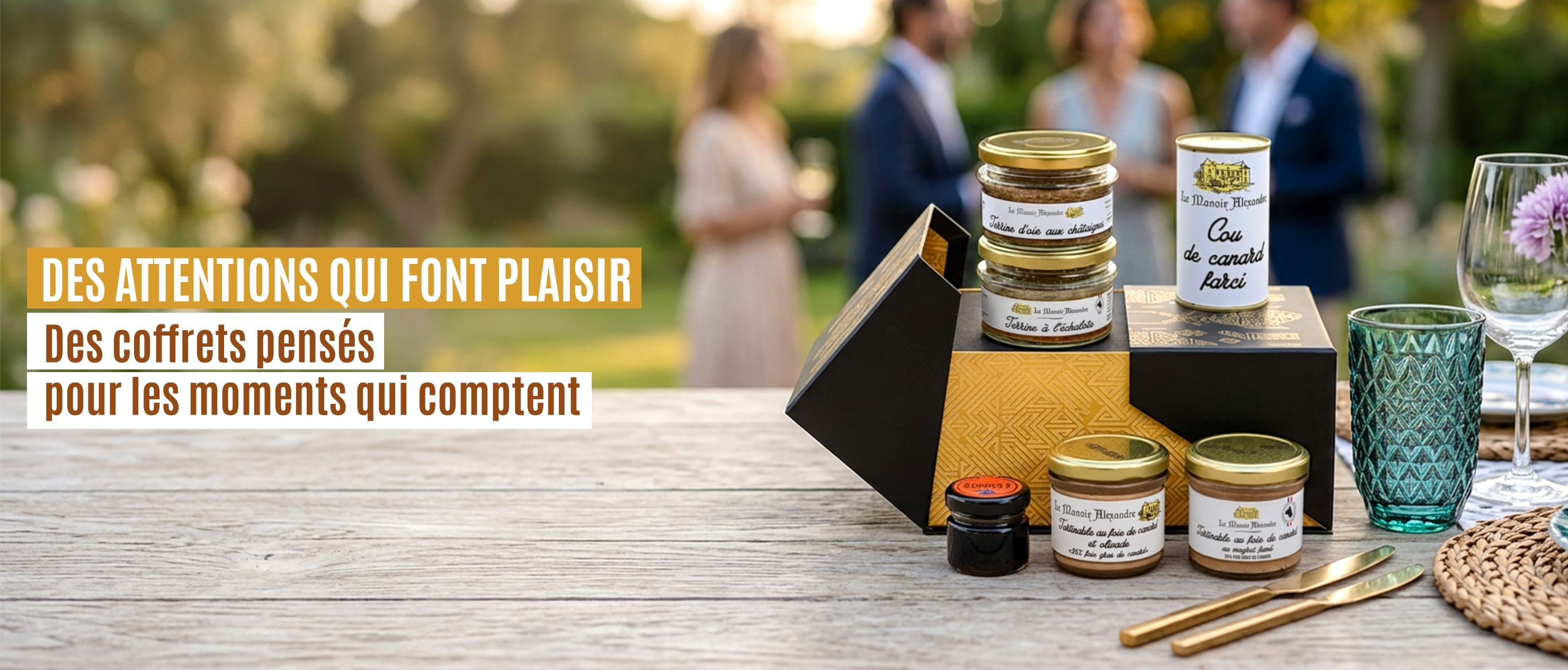 Des coffrets pensés pour les moments qui comptent Des attentions qui font plaisir